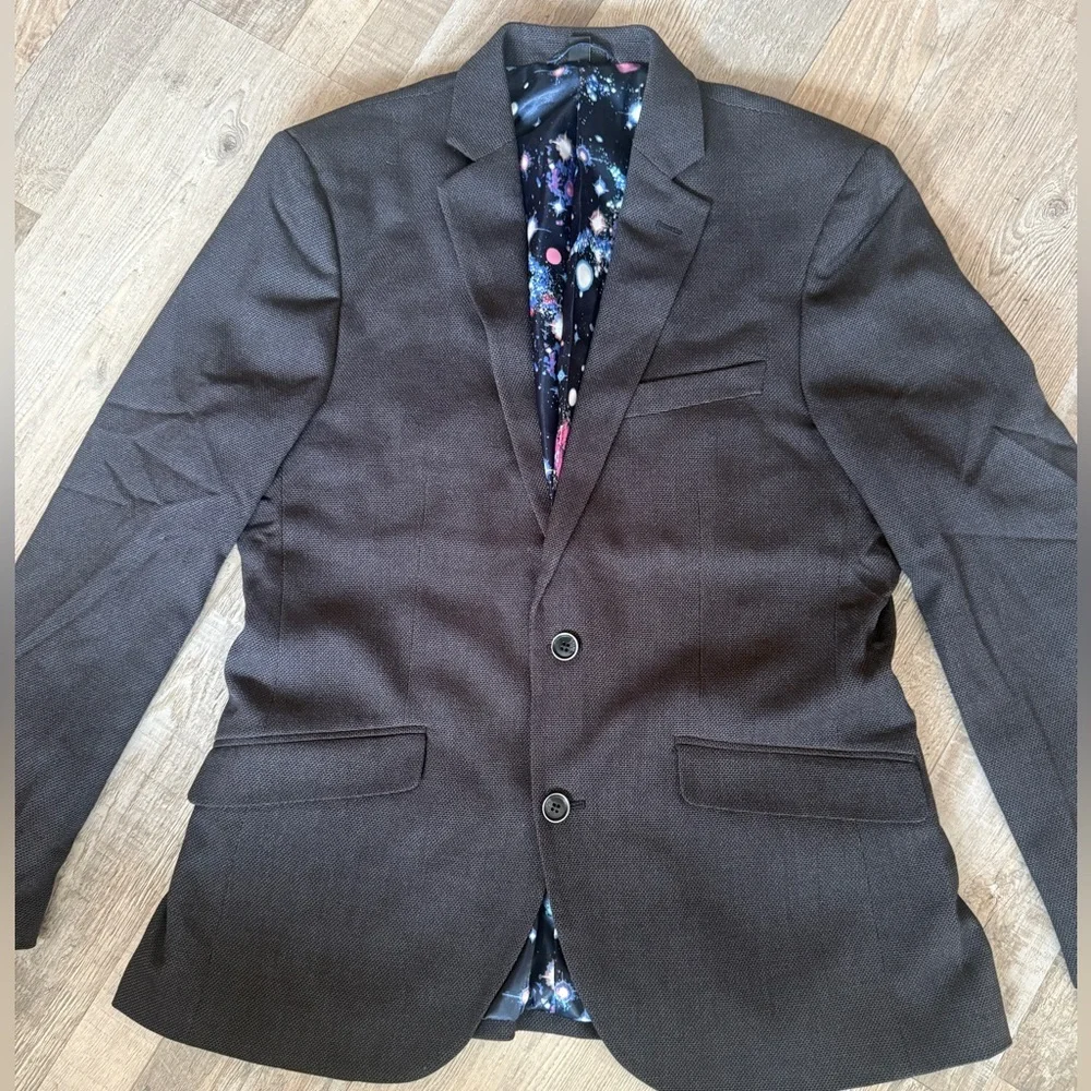 Craft & Soul Men's Classic Grey Blazer size S